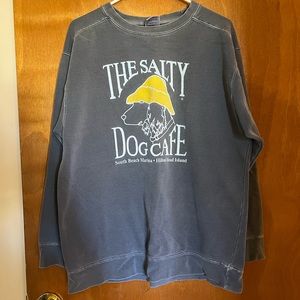 Salty Dog Comfort Colors Crewneck Sweatshirt. Size M.